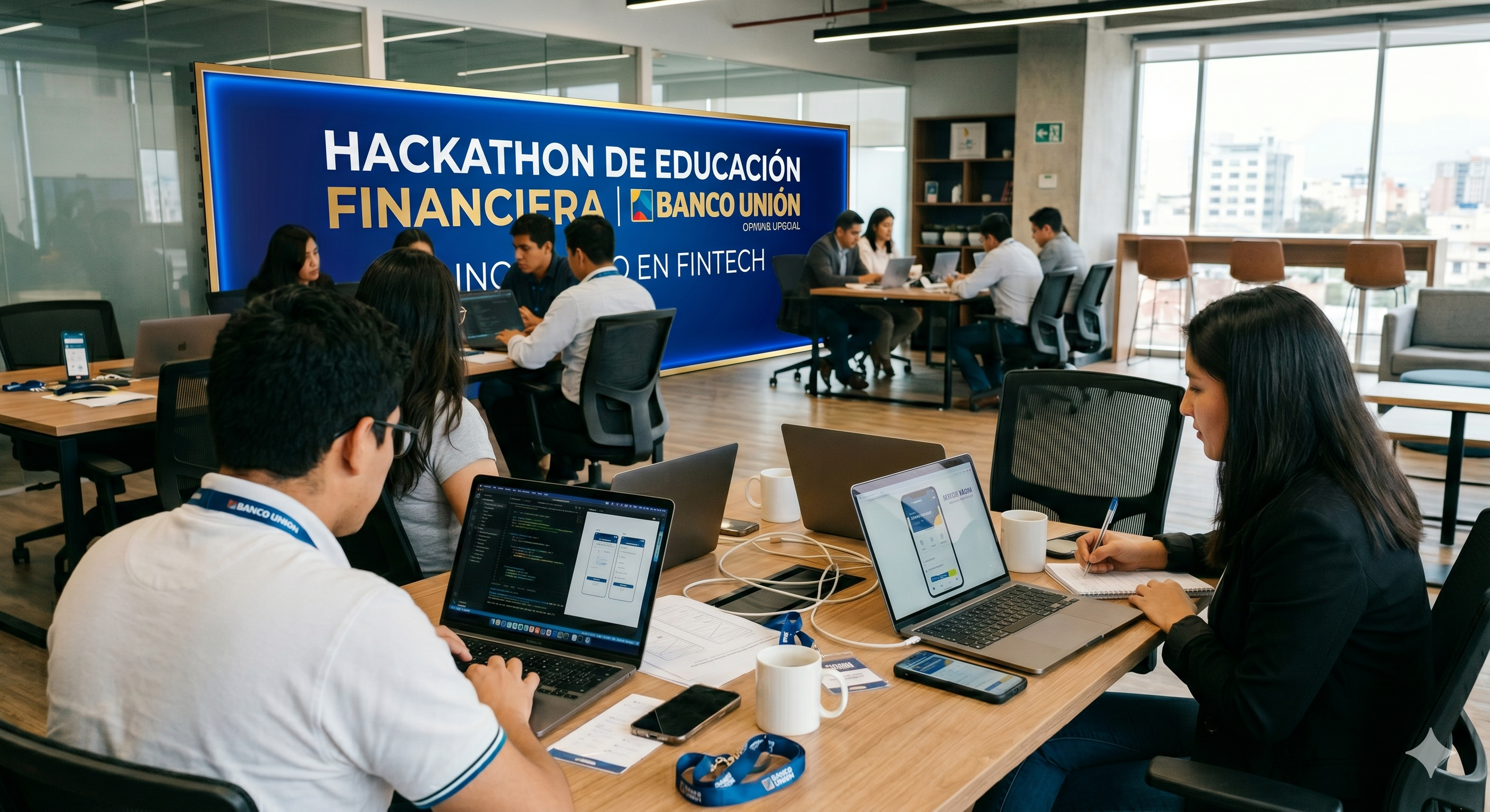 Vista previa de la solución de educación financiera para Banco Unión